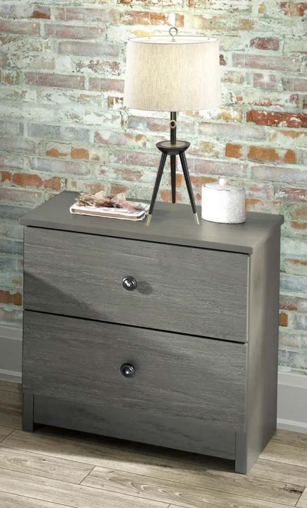 Night Stand Gray Collection